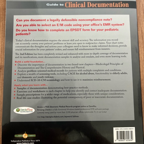 Guide to Clinical Documentation, 2nd ed., Deborah Sullivan - Picture 2 of 2